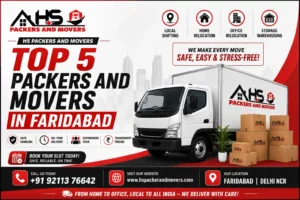 Top 5 Packers and Movers in Faridabad